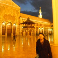 Me in Umayyad Mosque, Damascus - yesterday.
