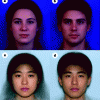 Testosterone produces darker skin in male siblings, thus making lighter skin a feminine cue. 